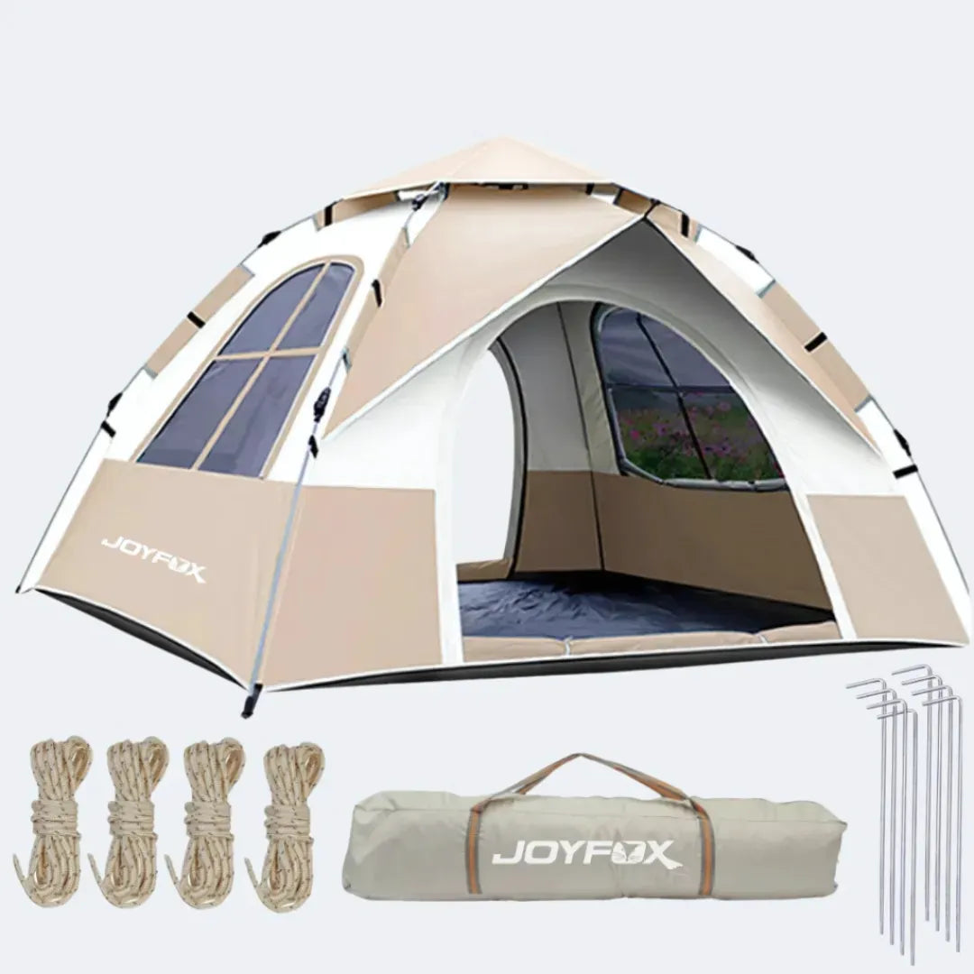 Barraca de Camping Automática JOYFOX – Espaçosa, Resistente e de Montagem Rápida | Forvani