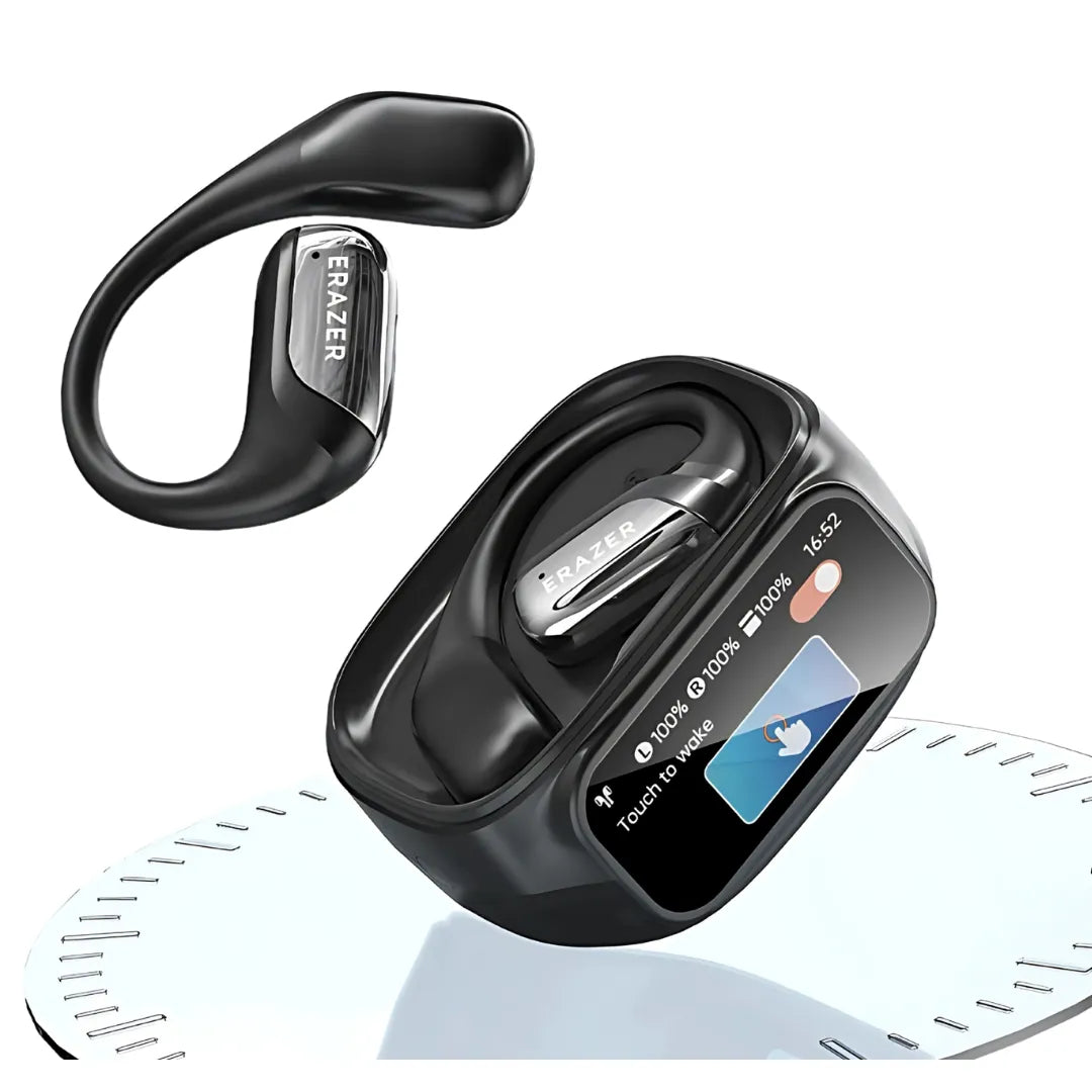 Fone Bluetooth OWS XF35 com Tela Touch Colorida, Tradução Instantânea e Som Panorâmico