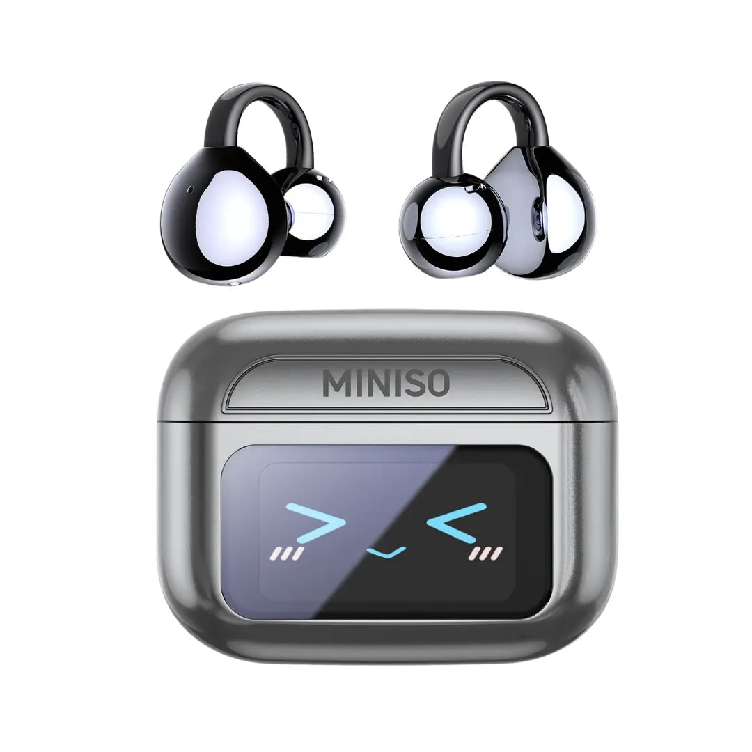 Fone Bluetooth Tradutor MINISO MS201 135 Idiomas e Estojo de Carregamento