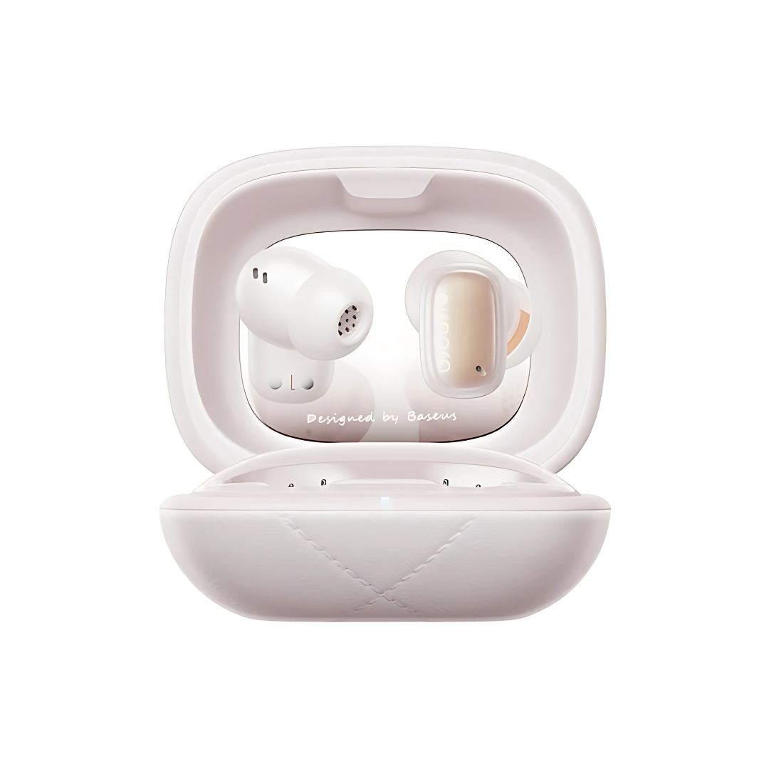 Fones Bluetooth ANC 5.4 com Cancelamento de Ruído de -45dB e Estojo com Espelho