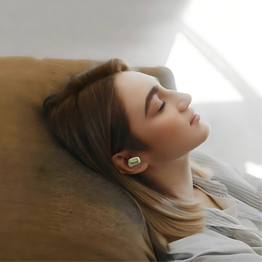 Fones Bluetooth ANC 5.4 com Cancelamento de Ruído de -45dB e Estojo com Espelho