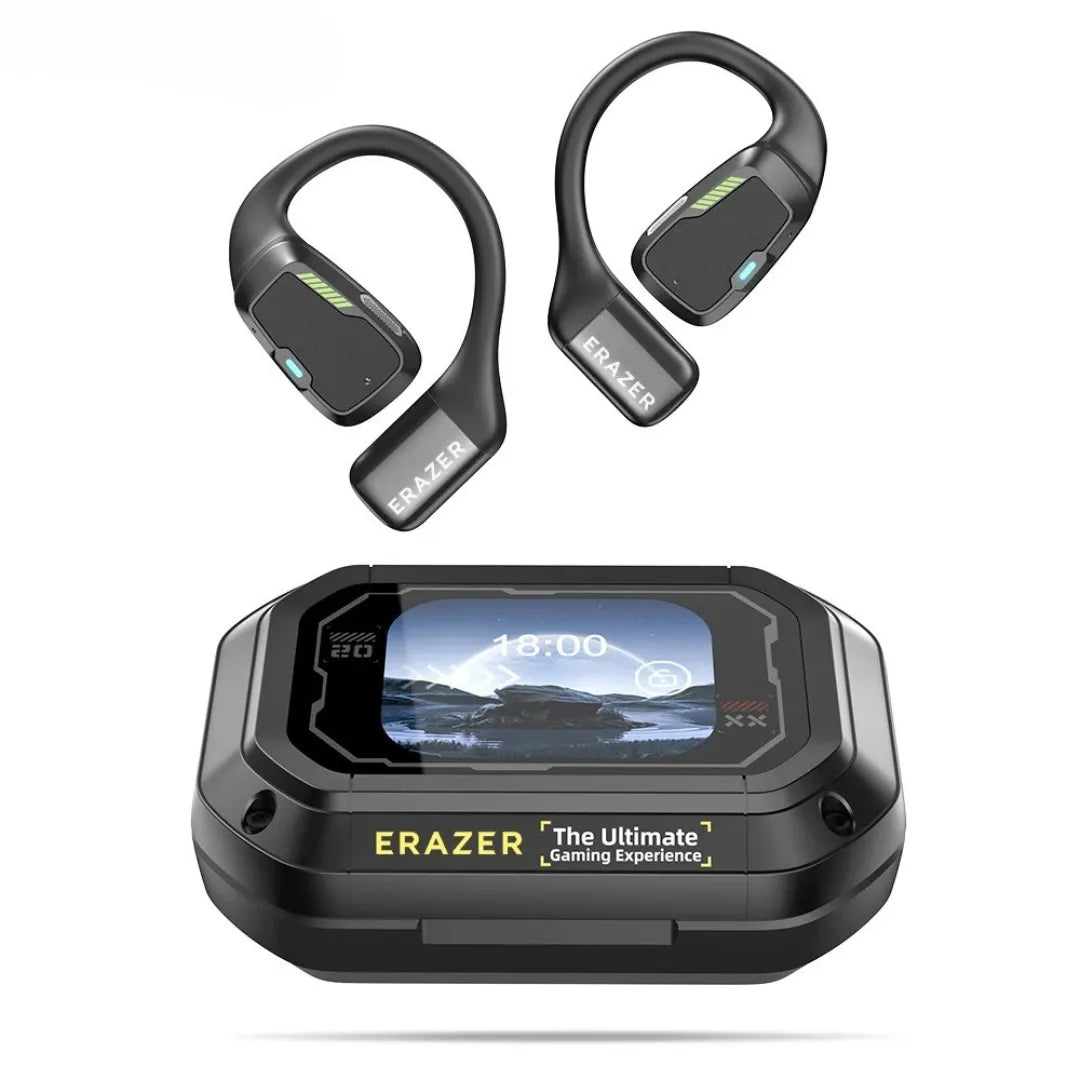 Fones Bluetooth Erazer XP6 com Tradução em 150 Idiomas, Design Open Ear e 70 Horas de Autonomia