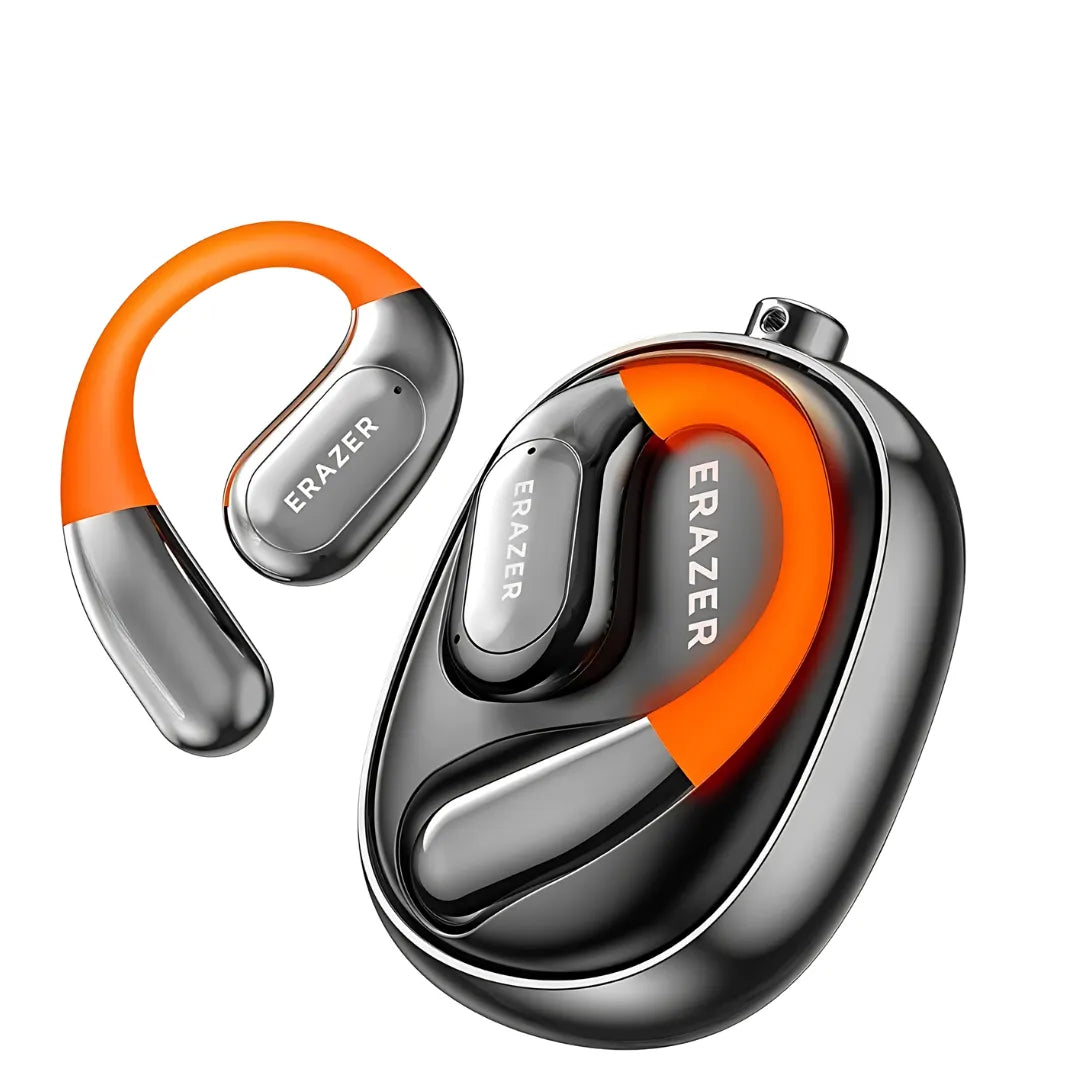 Fones Bluetooth Lenovo Erazer XF31 com Design Aberto, IA, Tradução em 75 Idiomas e Ganchos Iluminados