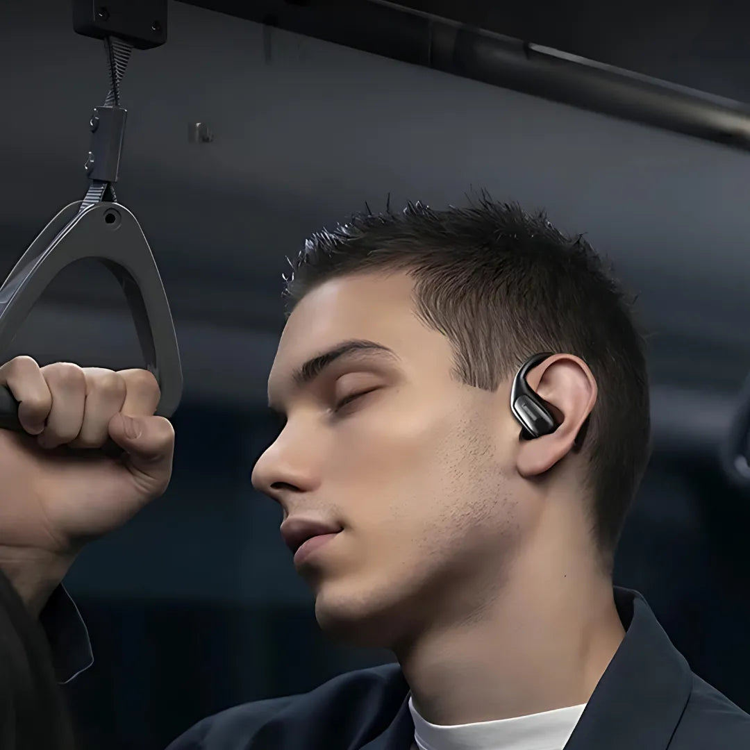 Fones Bluetooth Lenovo IP75 com Gancho de Orelha, Bluetooth 5.4 e Resistência à Água IPX5
