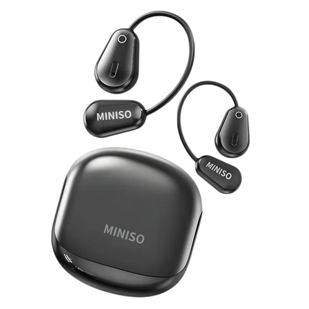 Fones Bluetooth Miniso M97 com Cancelamento de Ruído, Tradução em 148 Idiomas e Bateria de 70 Horas