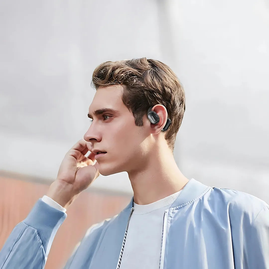 Fones Tradutores Miniso MS162 com Display Digital, Condução Aérea e Tradução Instantânea