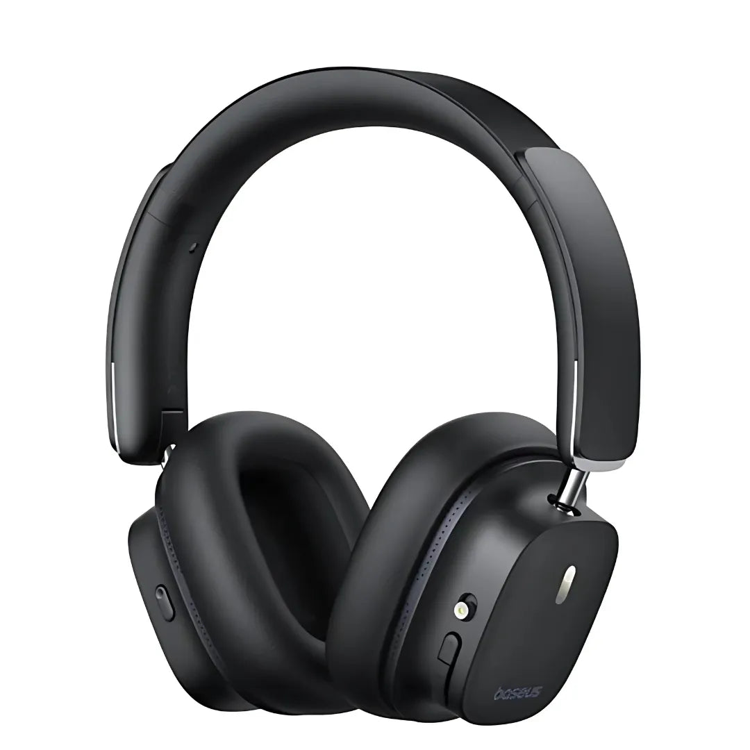Headset Bluetooth Baseus Bowie 30 Max com Cancelamento de Ruído de -45dB, Áudio Espacial e Bateria de 65h