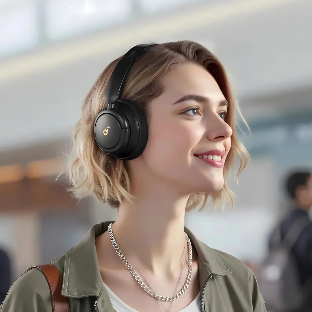 Headset Bluetooth Soundcore Q30 com Cancelamento Ativo de Ruído e Modo Ambiente