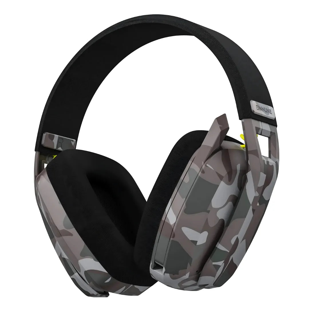 Headset Gamer Sem Fio Binnune BW06 com Modo Duplo, Drivers de 50mm e Bateria de 63h