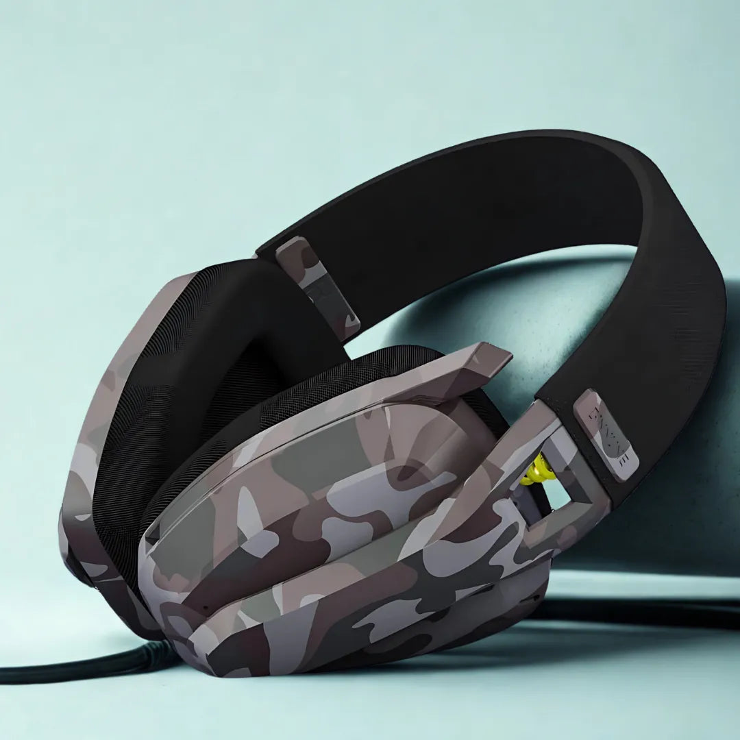 Headset Gamer Sem Fio Binnune BW06 com Modo Duplo, Drivers de 50mm e Bateria de 63h
