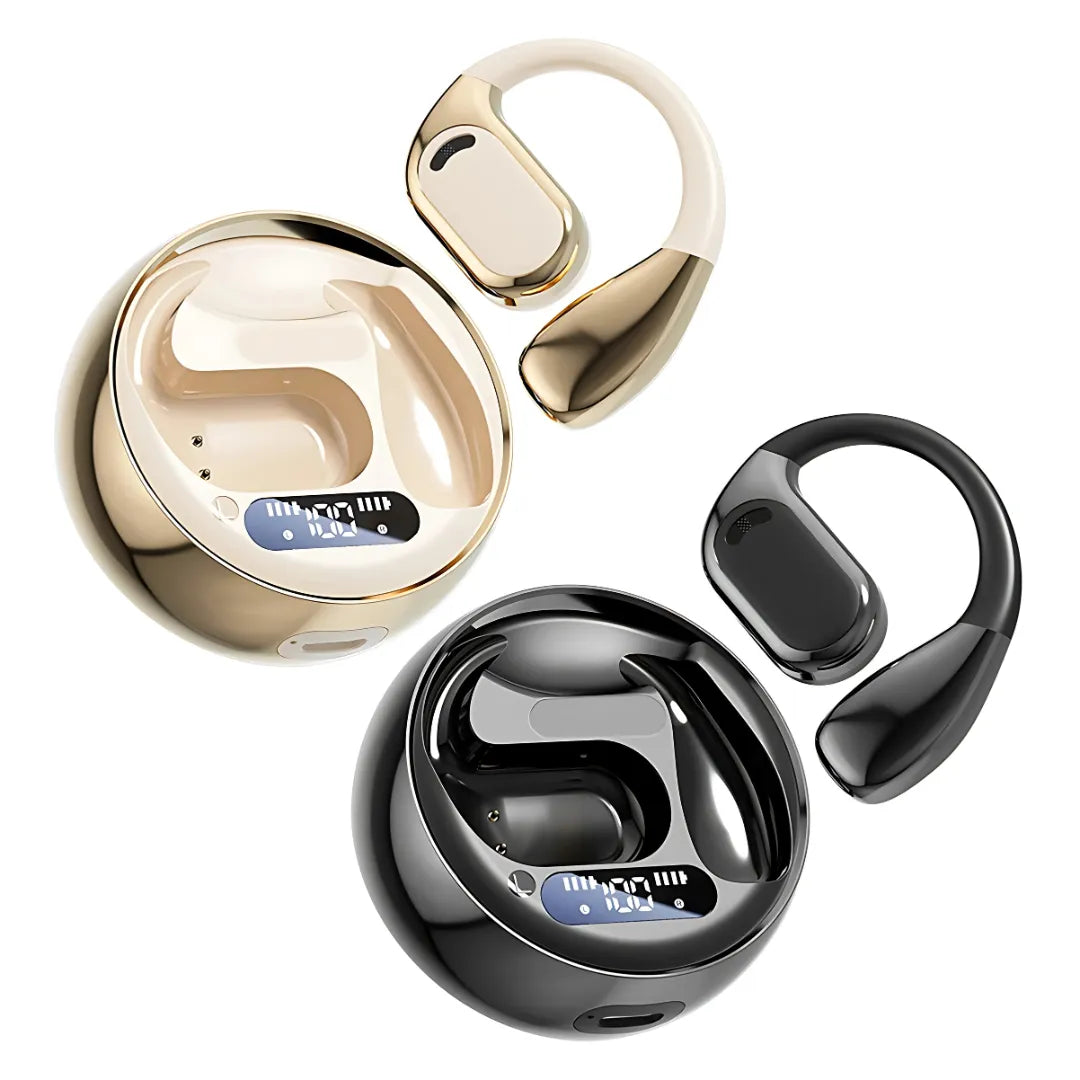 Fones Tradutores Bidirecionais MS169 com Bluetooth, Inteligência Artificial, Cancelamento de Ruído e Conexão 5.4